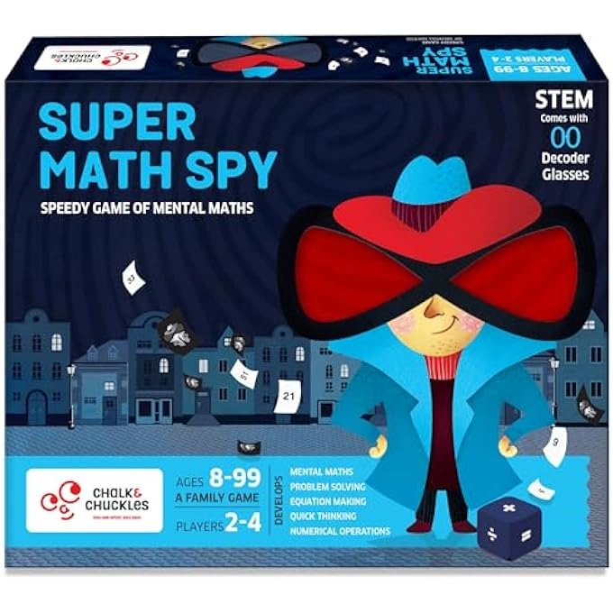 CHALK AND CHUCKLES Super Math Spy