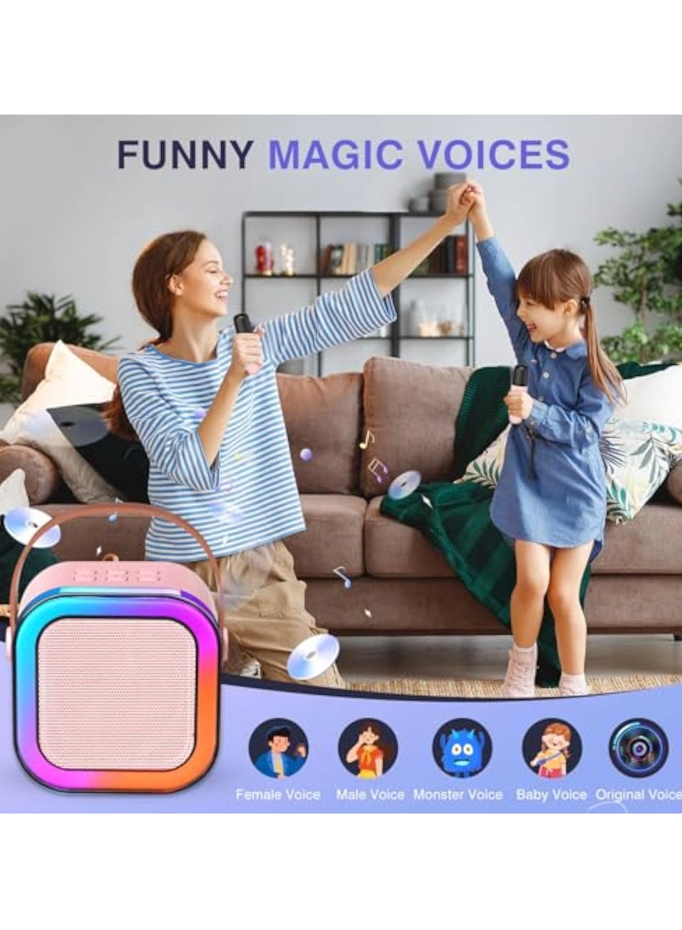 Mini Karaoke Machine - Ages 2-12