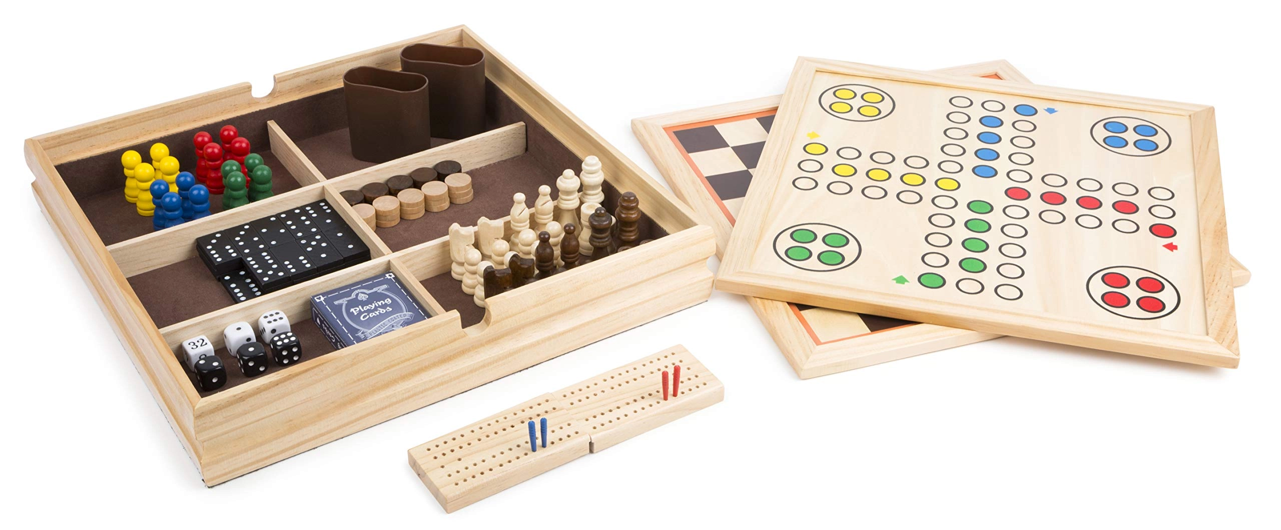 Small Foot Wooden Game Collection - 9 in 1 (Dutch)