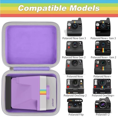 Hard Travel Case - Polaroid I-2, Now+ 2nd Generation I-Type, Originals Now+, OneStep 2, OneStep+ Instant Film Camera