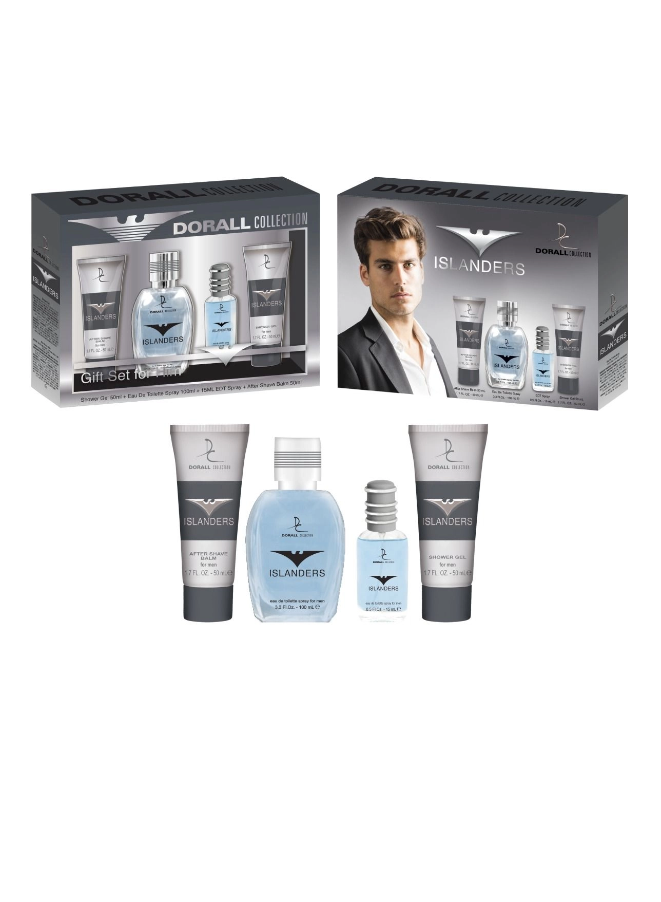 Islanders Eau de Toilette + Islanders Shower Gel + Islanders After Shave - Eau De Toilette 4 piece(s)