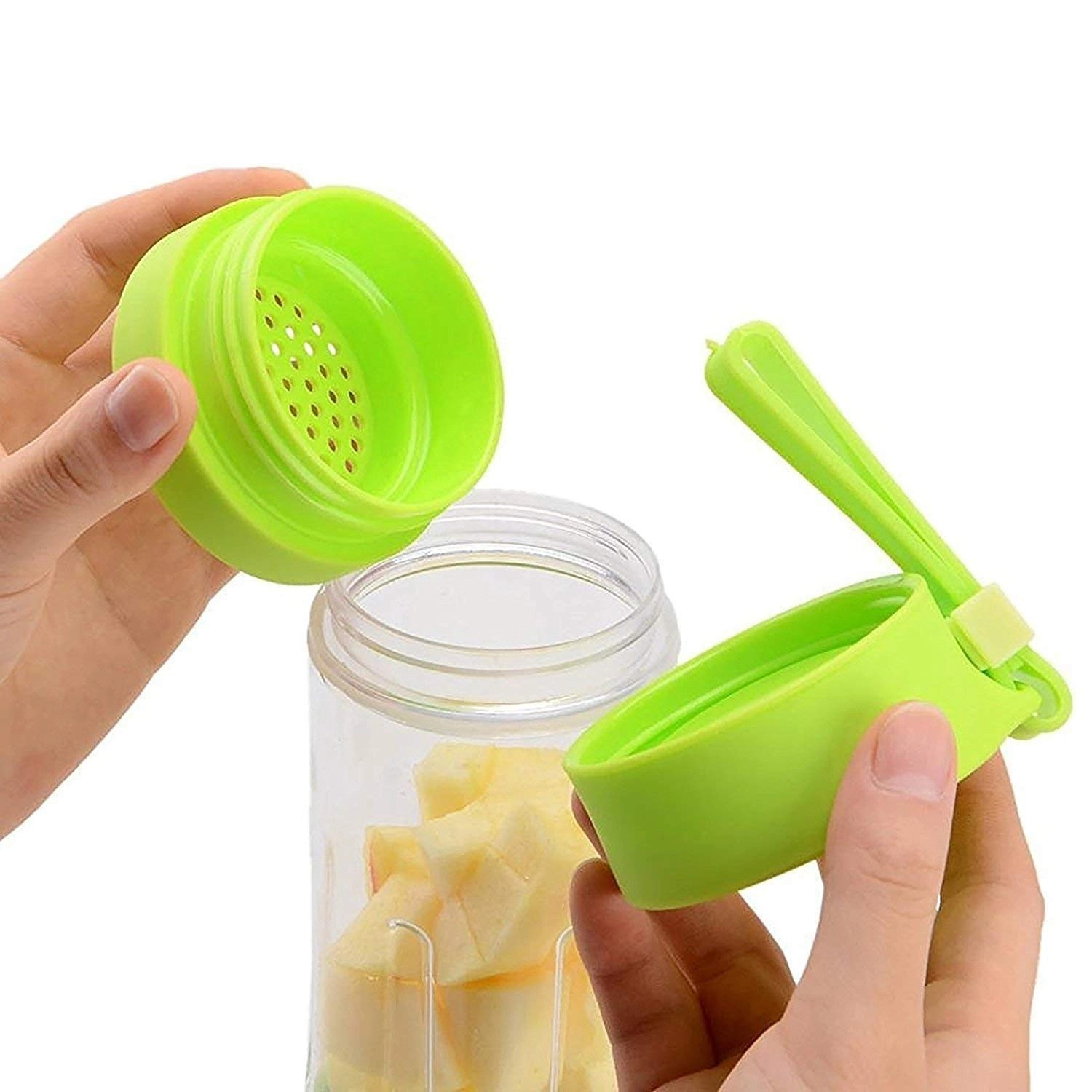 Juice Maker Blender Bottle - Portable USB Rechargeable Magnetic Safety Switch