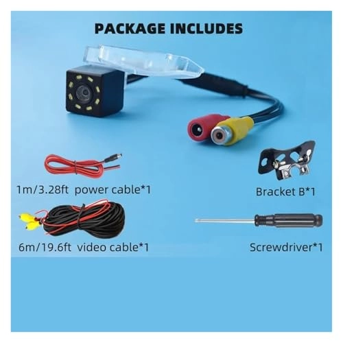 Car Rear View Camera - 8 LED Night Vision 648*480