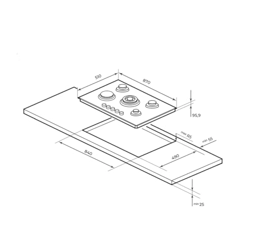 MGH 9001 IX Gas hob