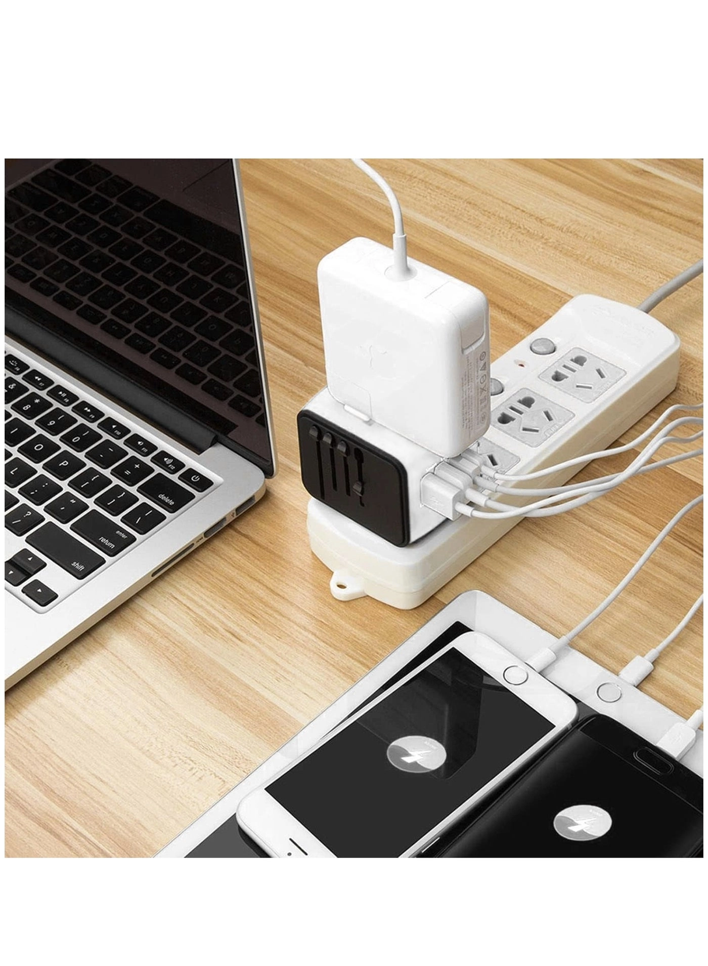 Travel Power Adapter - 2.4A USB 3.0A Type-C
