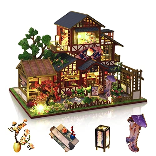 DIY Miniature Dollhouse Kit - Tiny House 1:24