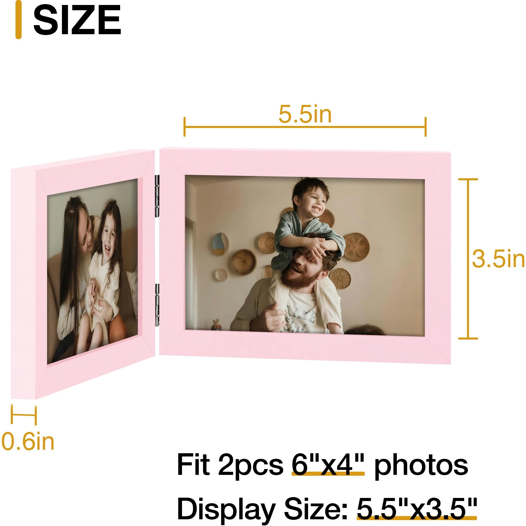 Double 6x4 Picture Frame