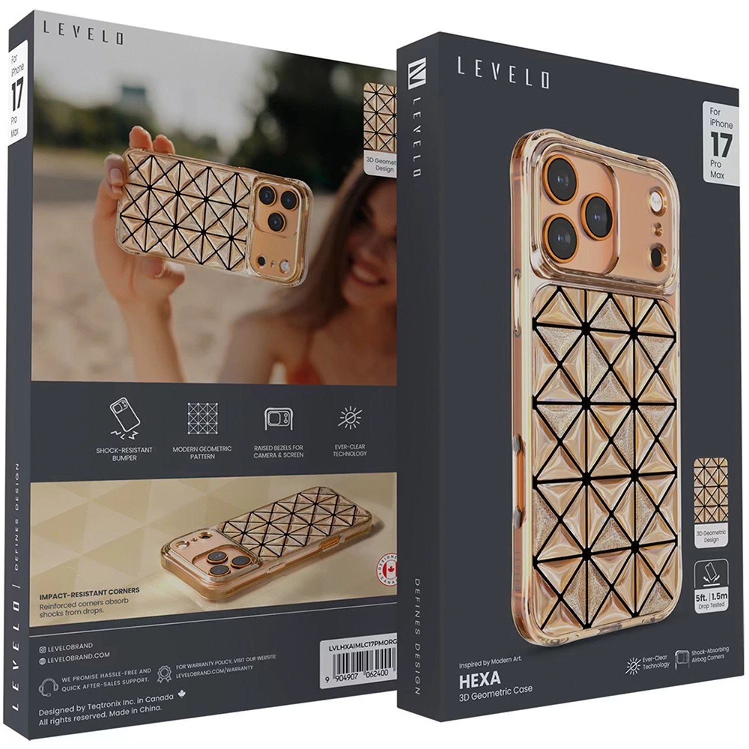 Hexa 3D IML Case for iPhone 17 Pro Max