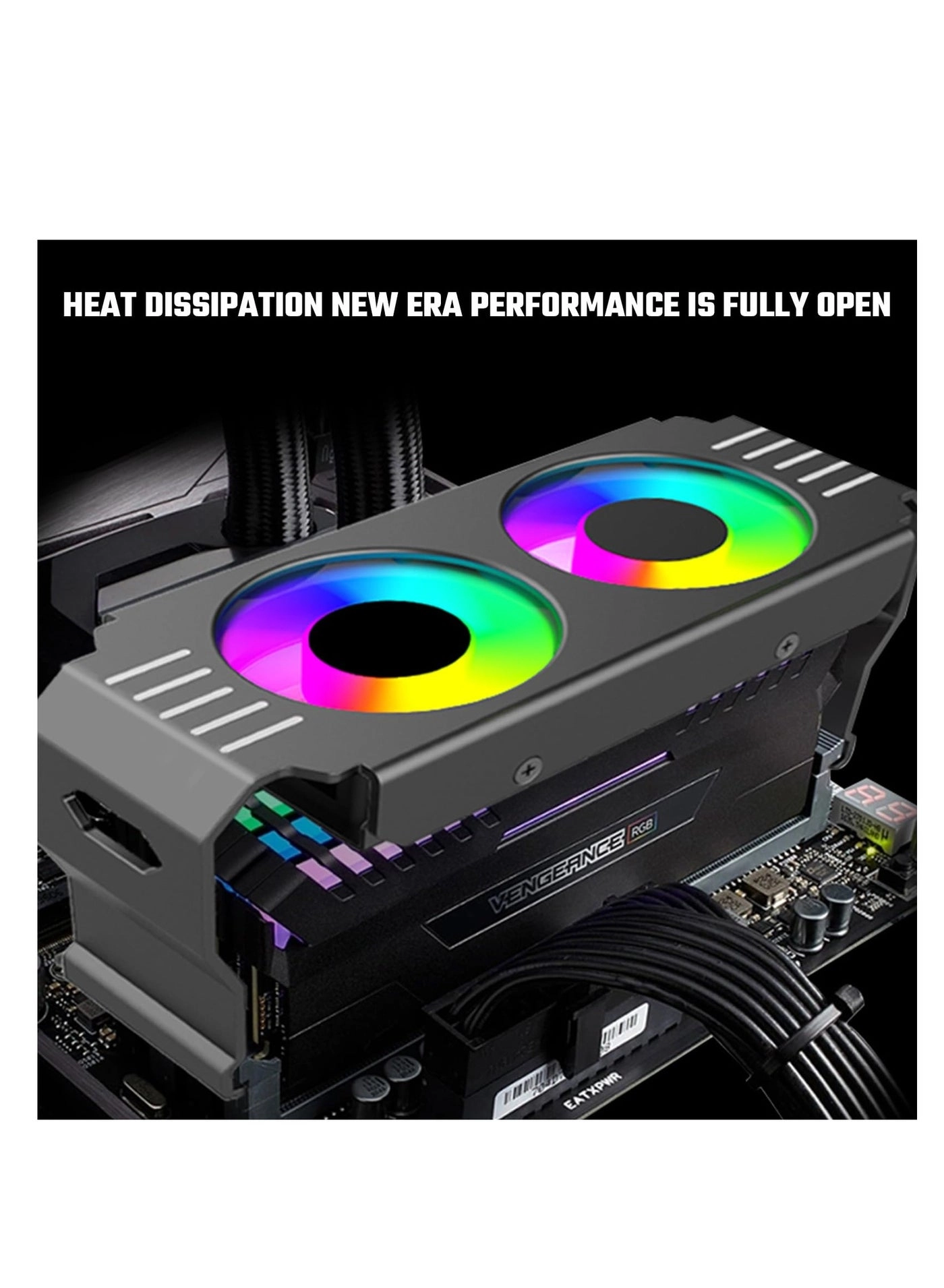 Memory RAM Cooling Fan - dual-fan 505010mm