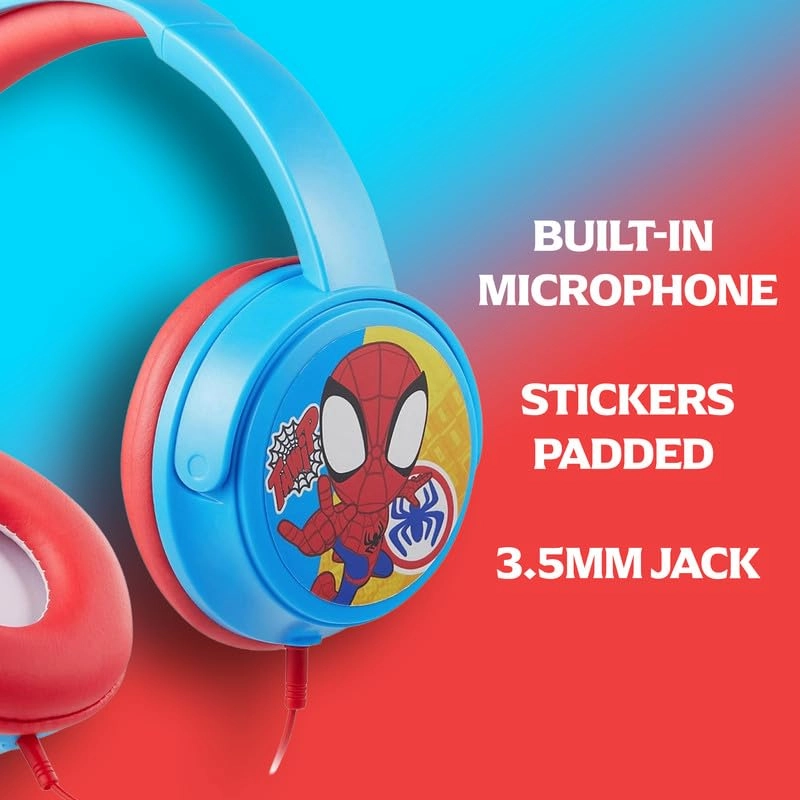 Spiderman Wired On-Ear Headphones