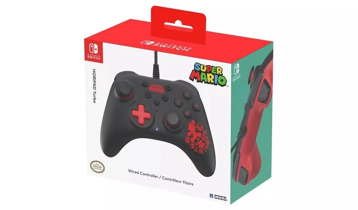 Nintendo Switch Horipad Turbo Mario