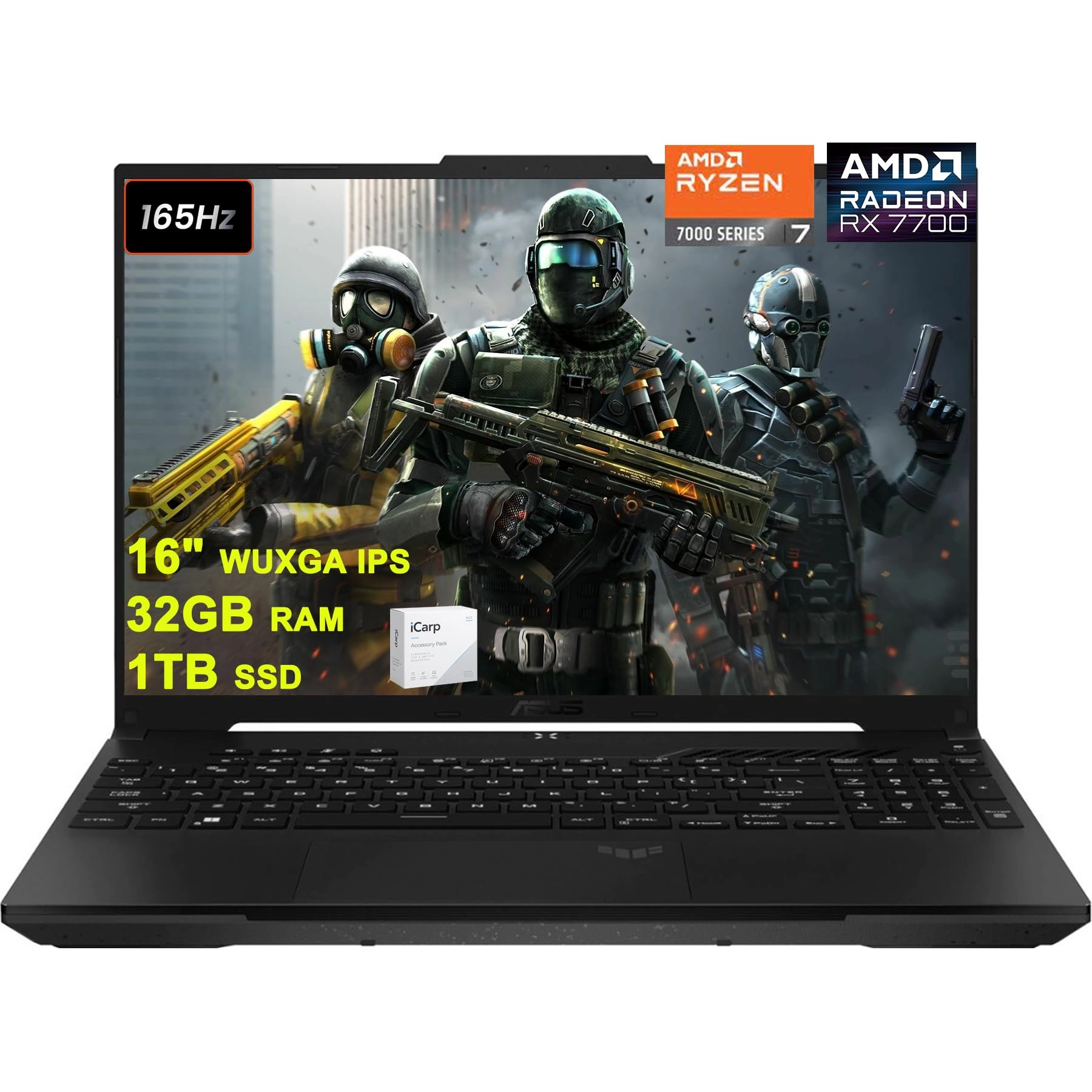 TUF Gaming A16 7735HS - 16'' Ryzen 7 7735HS 32GB DDR5 1TB SSD