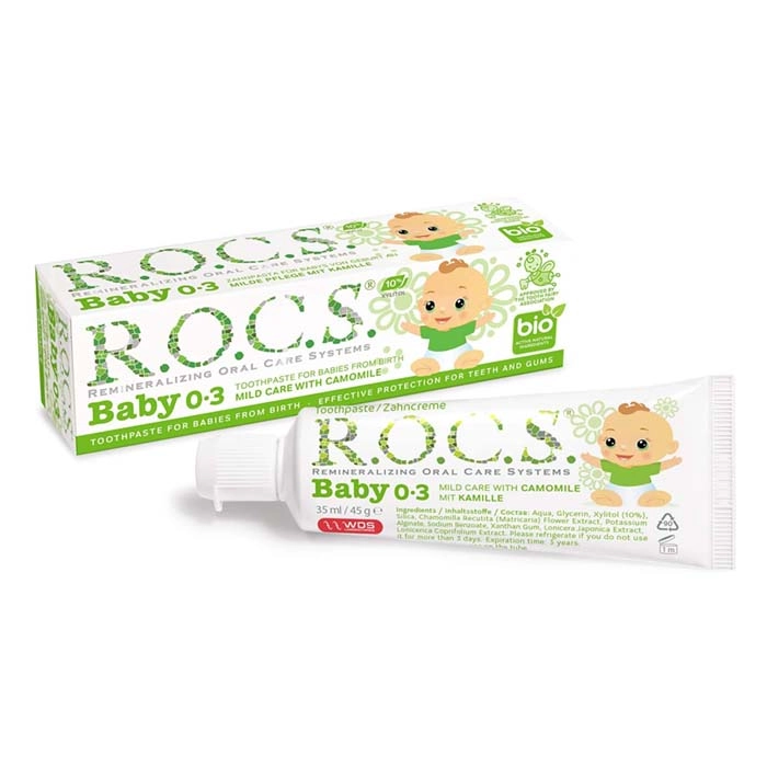 R.O.C.S. Baby Mild Care Camomile Toothpaste 0-3 Years 35ml