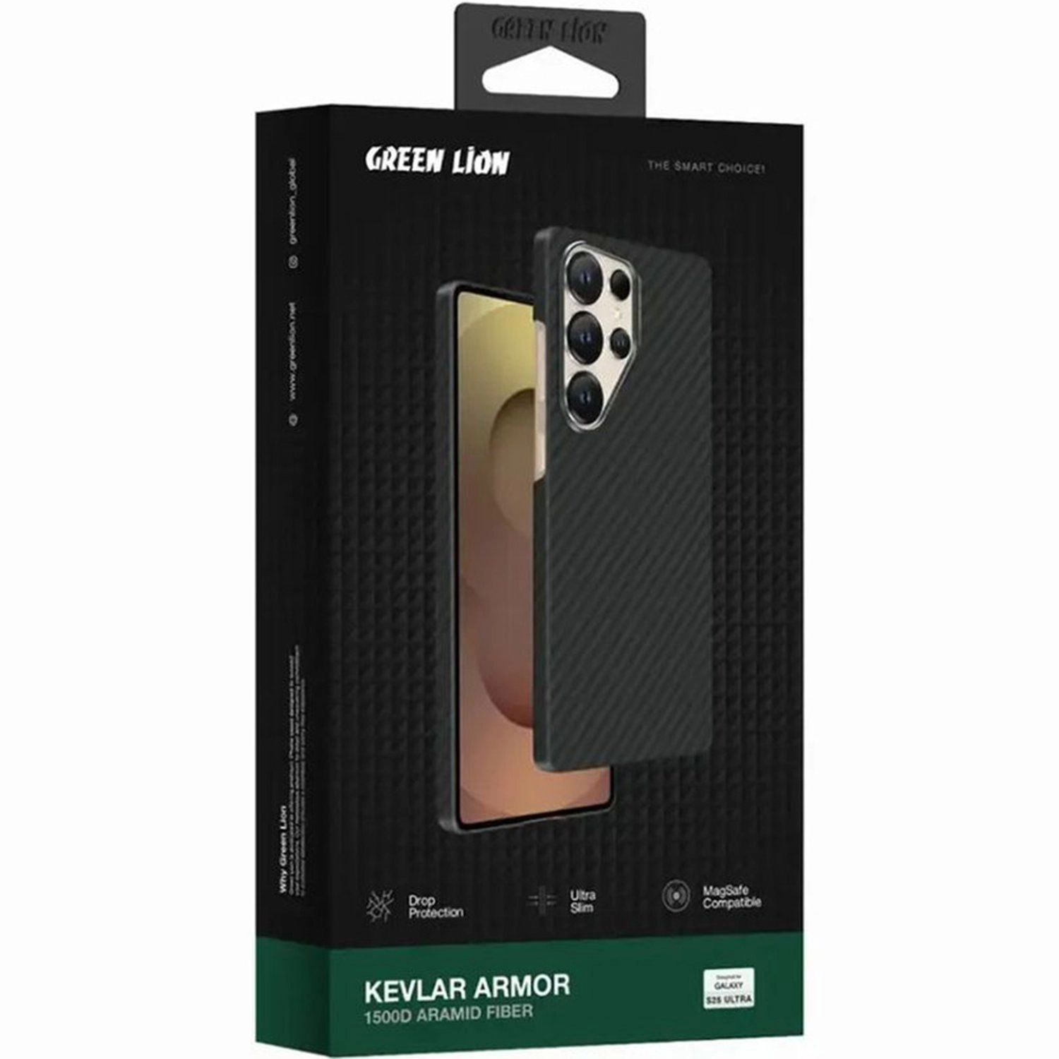 Kevlar Armor Case with MagSafe for Samsung Galaxy S25 Ultra