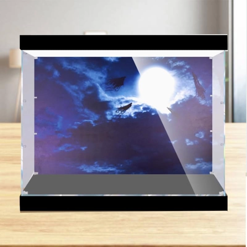 Clear Acrylic Display Case - 28.74x18.89x24.80in. Background+top Light2