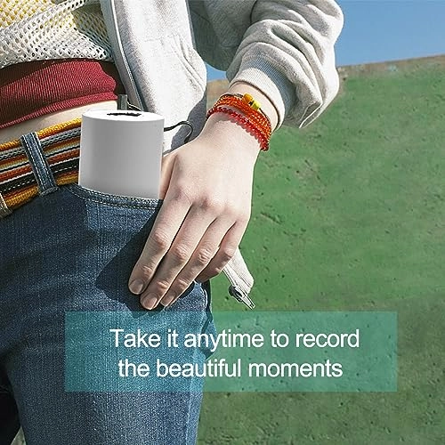 Instant Print Camera Refill Paper - 10 Rolls 2.2 x 1 Inches