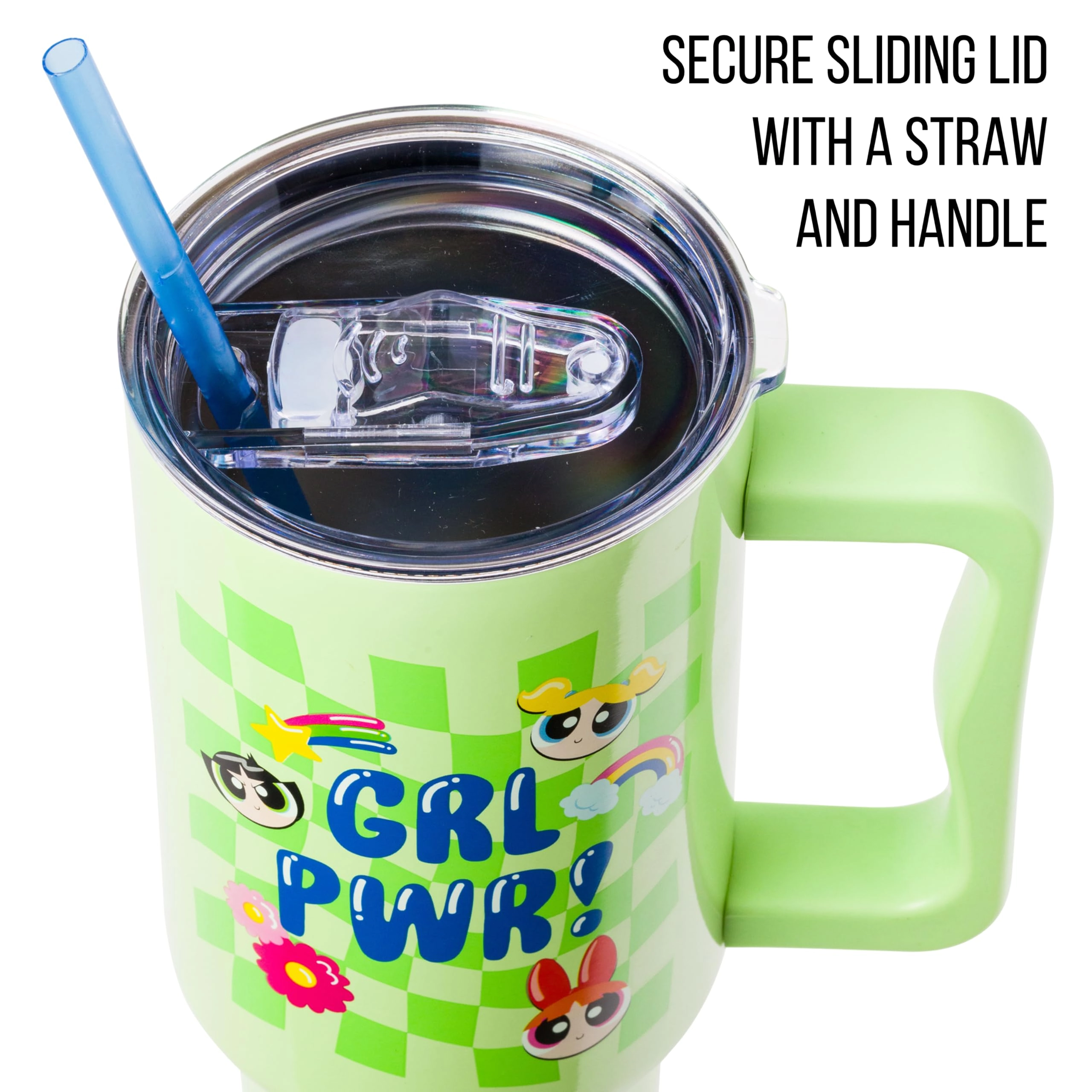 Stainless Steel Powerpuff Girls Girl Power Groovy Retro Tumbler - 1183ml