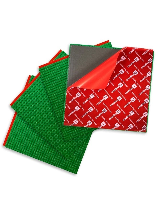 Peel-and-Stick Stackable Baseplates - 4 pcs