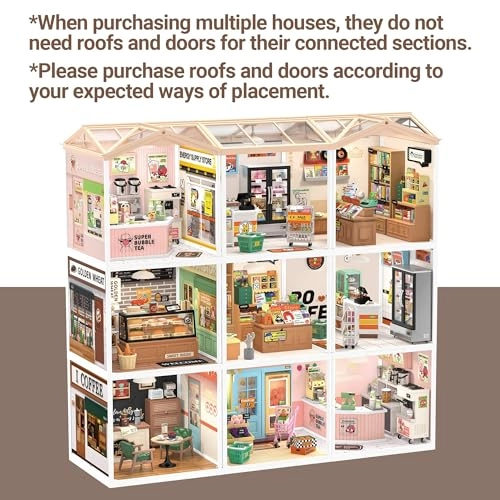 DIY Miniatures Dollhouse Kit - Emily's Florist 1/24