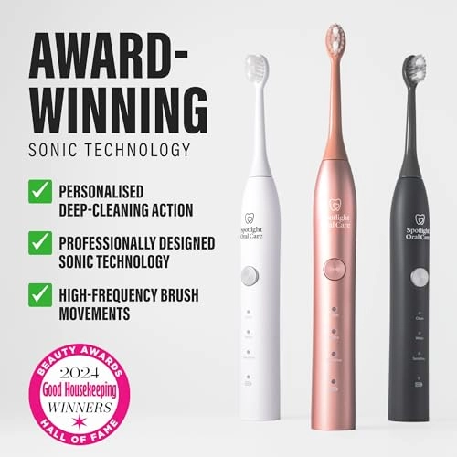 Sonic Electric Toothbrush - White 70-Day Battery Life