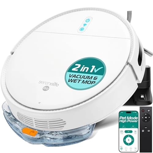 SereneLife Smart Robot Vacuum and Mop