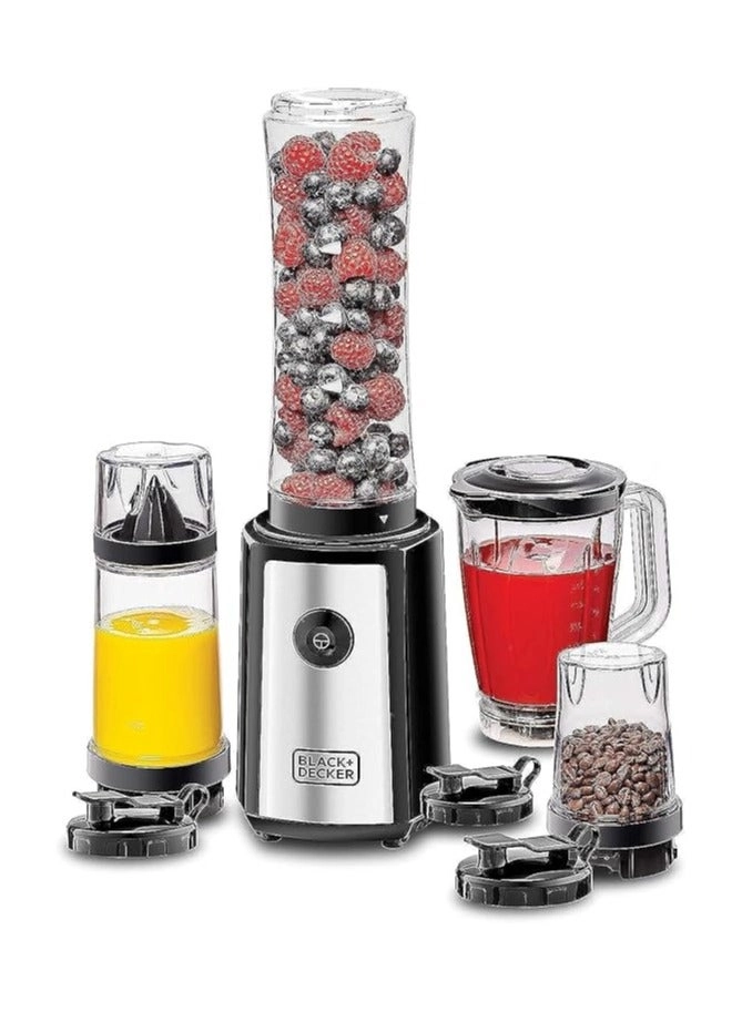 BlendJet 2 - 16 Piece 4-in-1 Personal Compact Sports Blender with Citrus Juicer & Grinder Mill