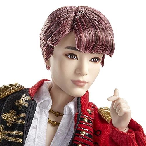 Jungkook Prestige Doll - 11" Plastic pink-purple hair