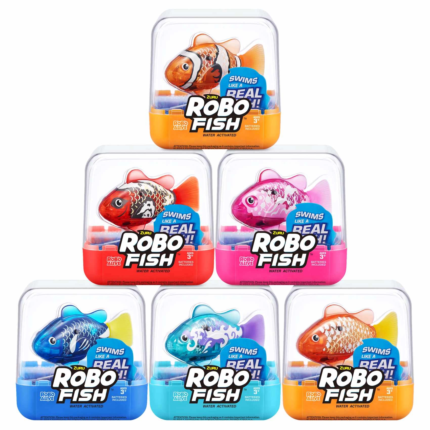 COLOR LAND CHILDRENS TOYS CENTER LLC Robo Alive Series 3 - Water Activated 3 Years+