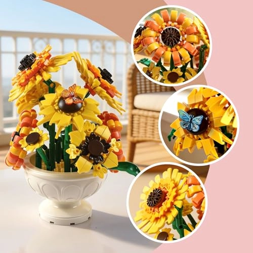 Sunflower Building Blocks Set - 1 pcs