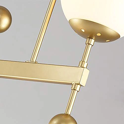 Iron Art Ball Glass Chandelier