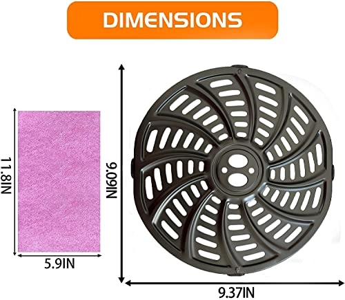 Air Fryer Crisper Plate - Steel 1×