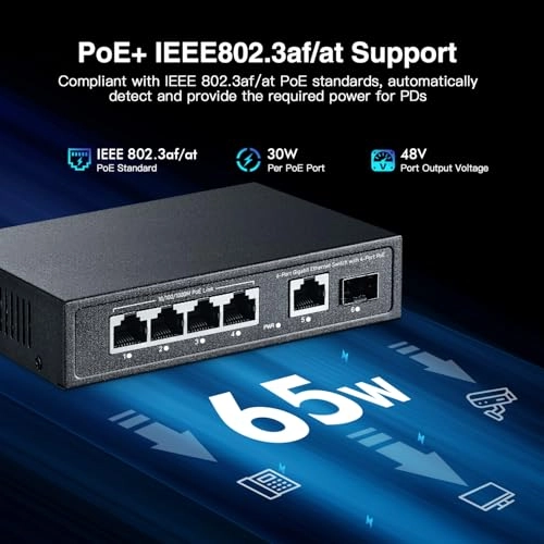 Mini 6x1G POE 6-ports