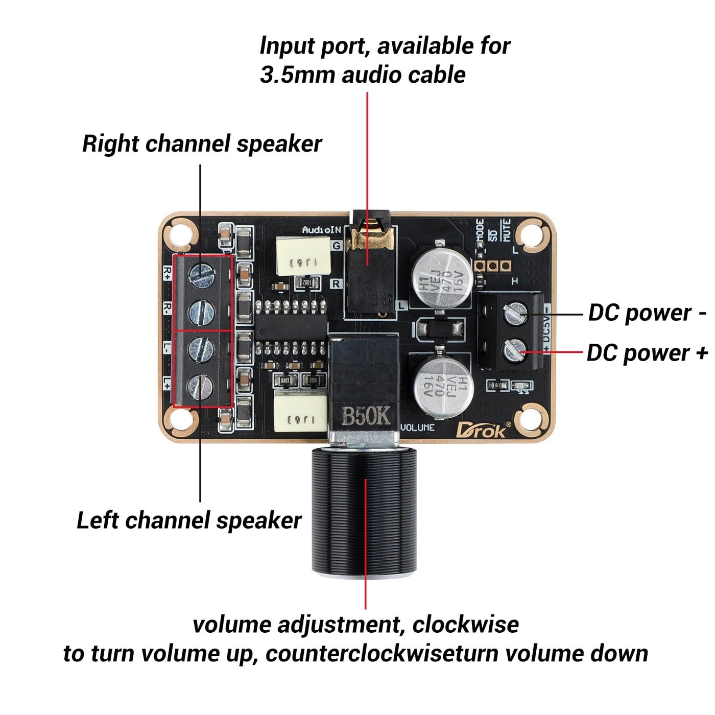 PAM8406 - class D dual-channel 5W+5W