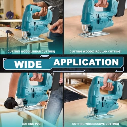 Cordless Jigsaw - Brushless 45° Bevel Tool-Less Blade Change