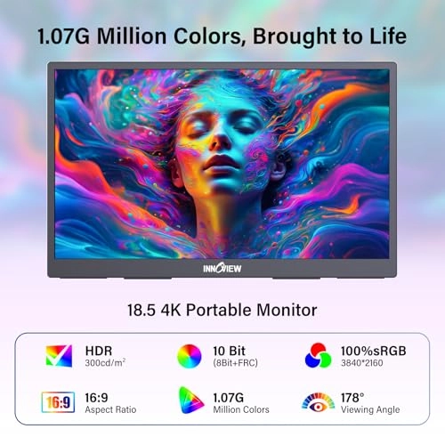 INVPM508-MAIN - 18.5 Inches 3840 x 2160 Pixels