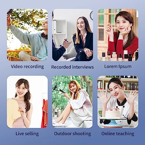 Wireless Clip on Microphone - 2 Transmitters 2.4G