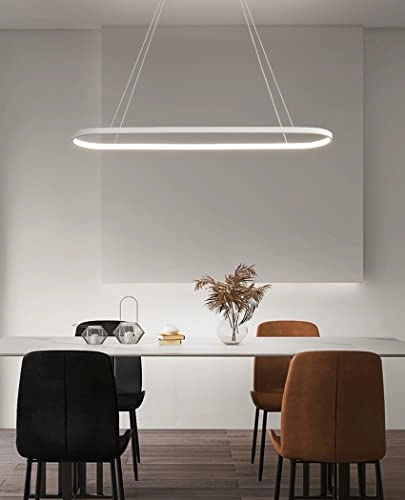 Hanging Dining Table Oval LED Lamp - 200 cm