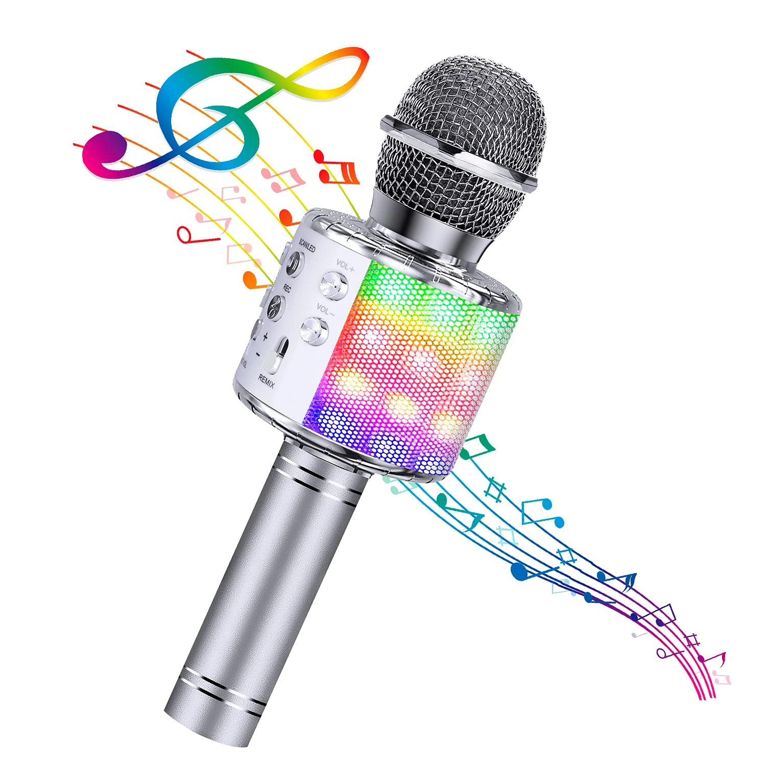 BlueFire 4 in 1 Karaoke Wireless Microphone
