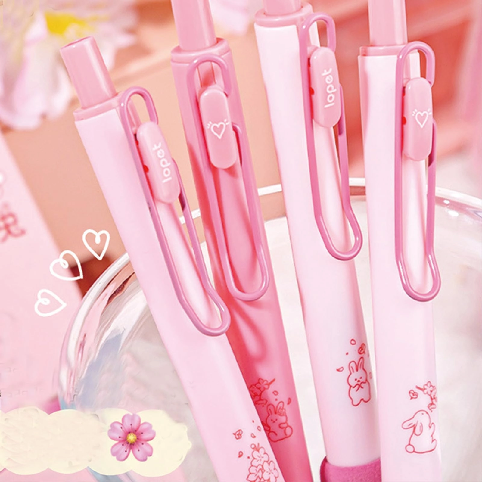 Cute Cat Erasable Pens - 4.0 Count 0.5mm