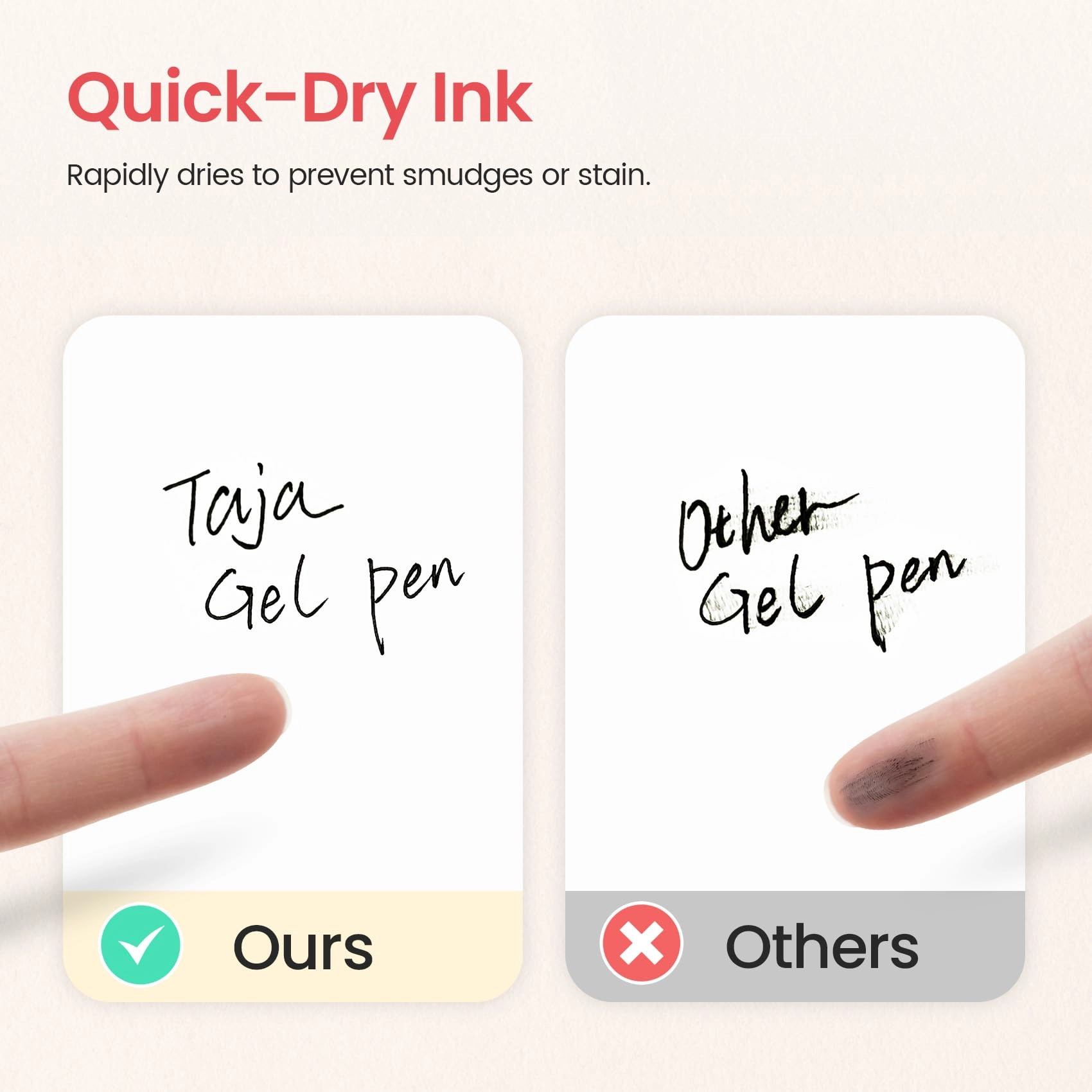 Gel Pens - 6 Pcs 0.5mm