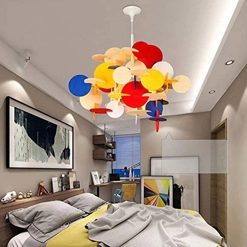 Building Block Luster - Chandelier Clear with Multicolor 31W-40W