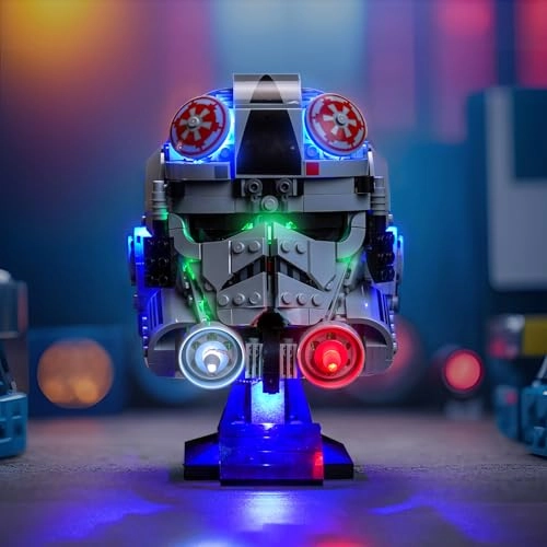 LED Light Set - Copper Line for LEGO AT-AT Driver Helmet 75429