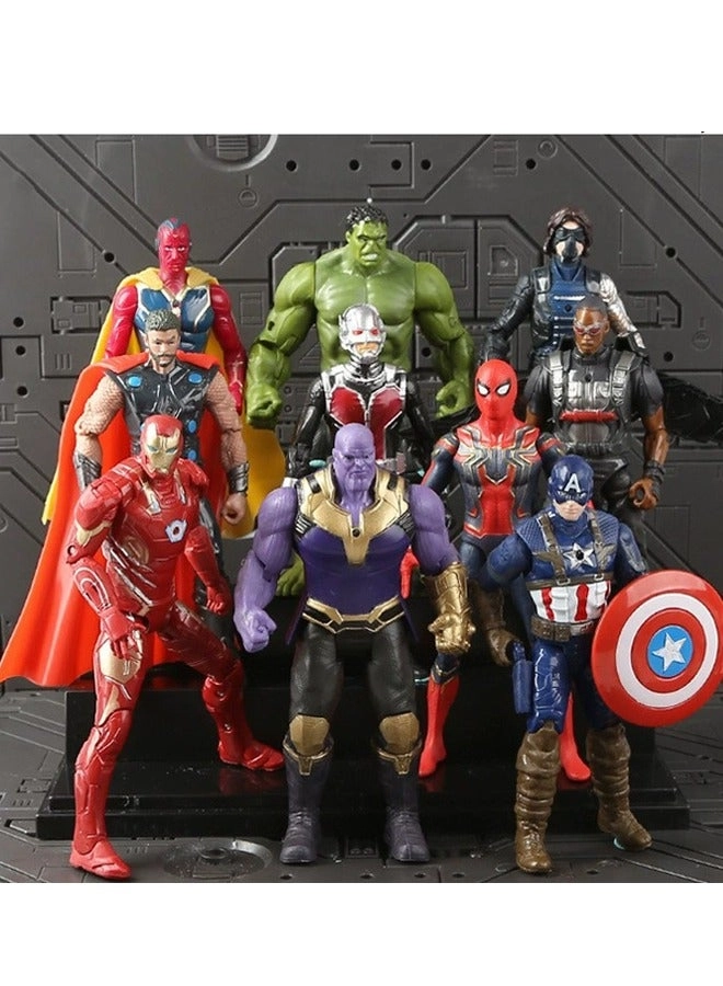 Superhero Action Figures Set