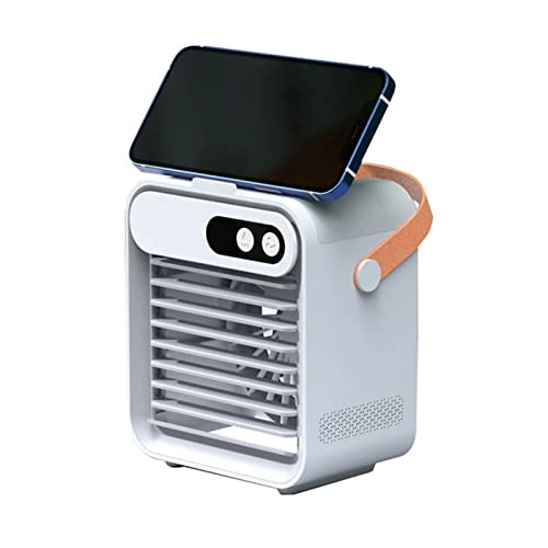 Portable Handheld Cooling Air Conditioner Fan - Dark blue 6-8 hours