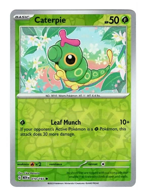 Pokmon Pokemon Caterpie 010/165 - Single Card
