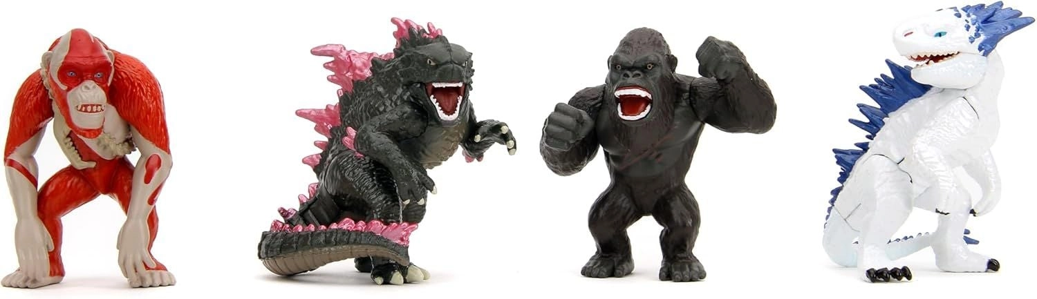 Jada Toys Godzilla x Kong Metalfigs (sim-253250001) 4 pcs