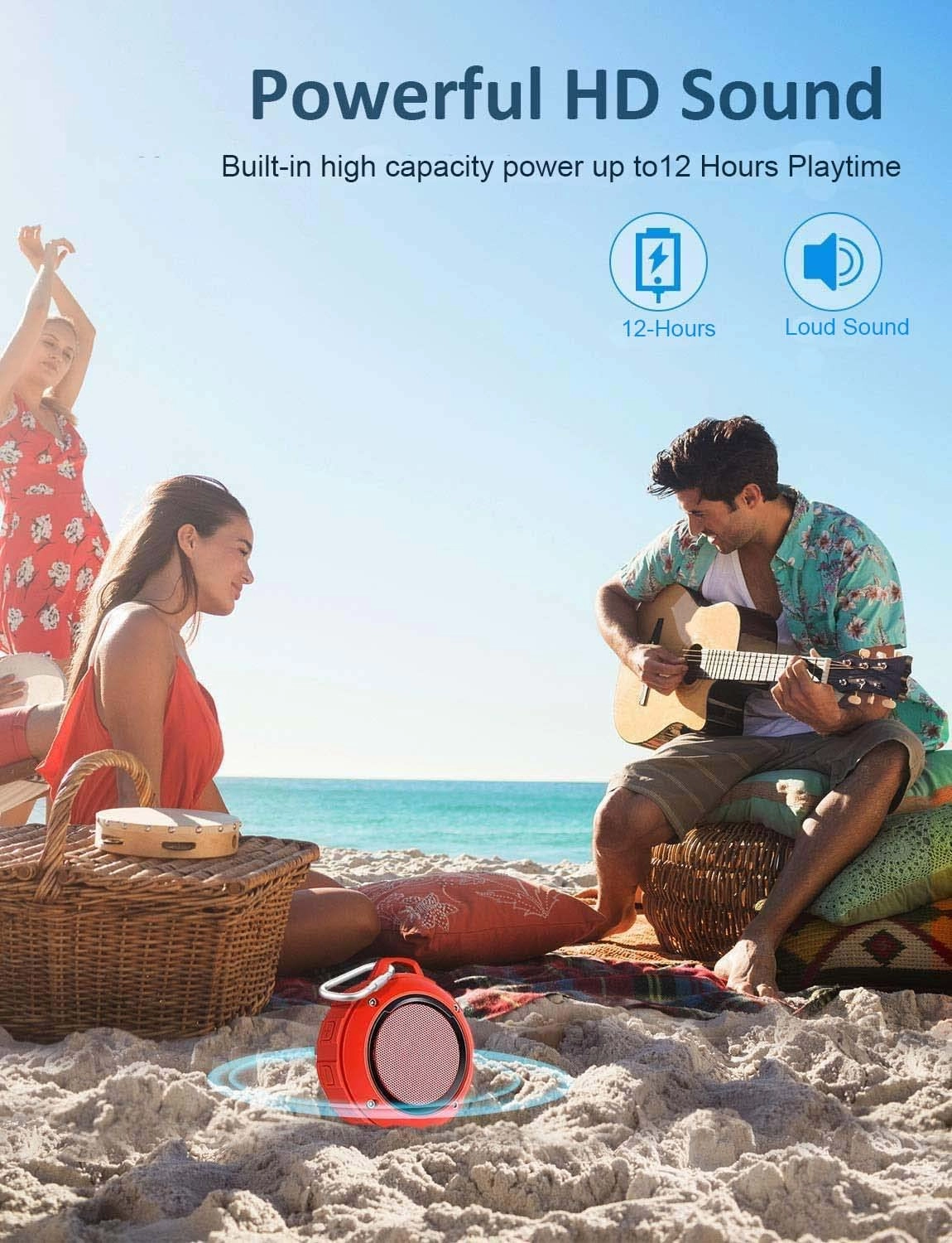 Outdoor Waterproof Bluetooth Speaker