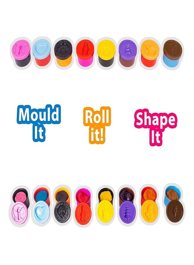 Fantasy Dough Clay - 8In1 Mould Set