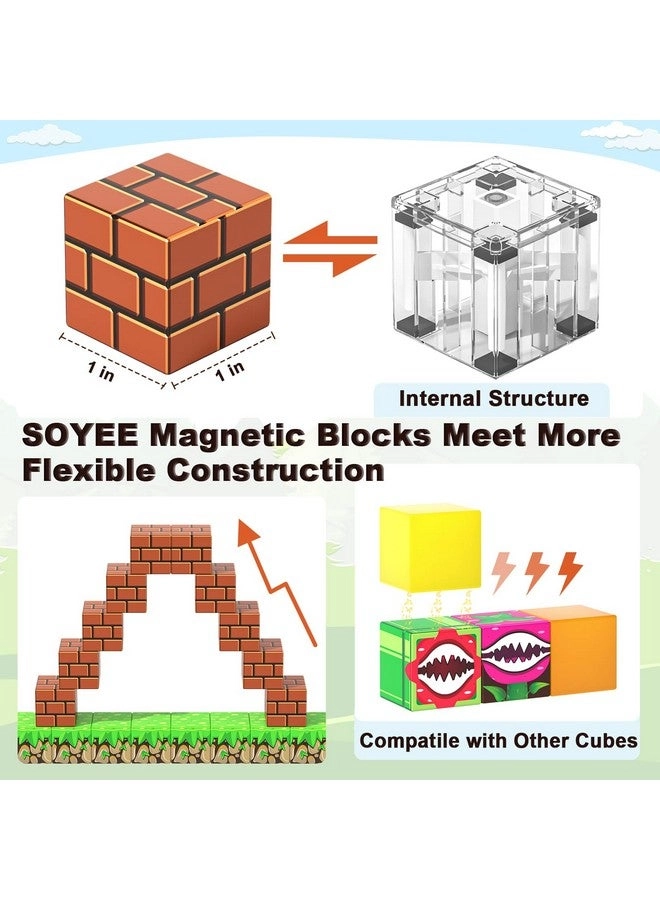 Magnetic Blocks - Minecraft 108 pcs