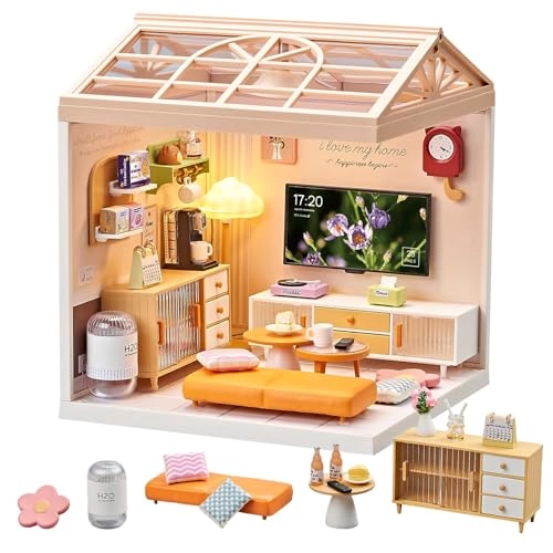 DIY Craft Kit - Miniature Living Room 1:20